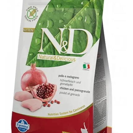 Farmina 貓糧 幼貓 天然無穀物 雞肉 石榴味 1.5kg PND0150038 #糧