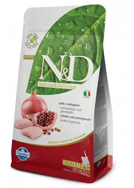 Farmina 貓糧 幼貓 天然無穀物 雞肉 石榴味 1.5kg PND0150038 #糧