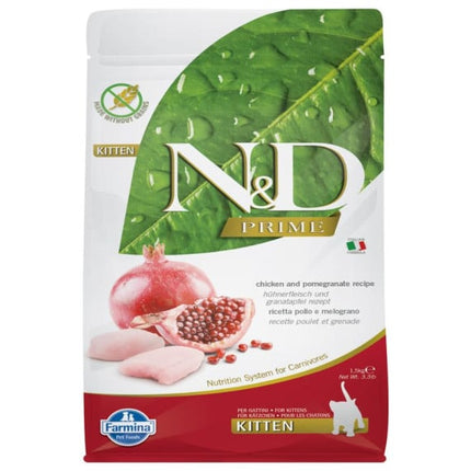 Farmina 貓糧 幼貓 天然無穀物 雞肉 石榴味 1.5kg PND0150038 #糧