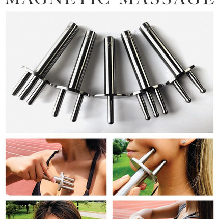 磁叉天然美療 - 磁叉經絡排酸棒 圓頭三叉 Magnetic PRO 專用於 面部 頭皮 頸部