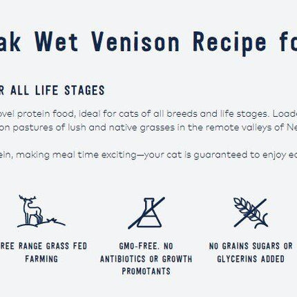 ZIWI Peak 貓罐頭 鹿肉配方 85g CCV85