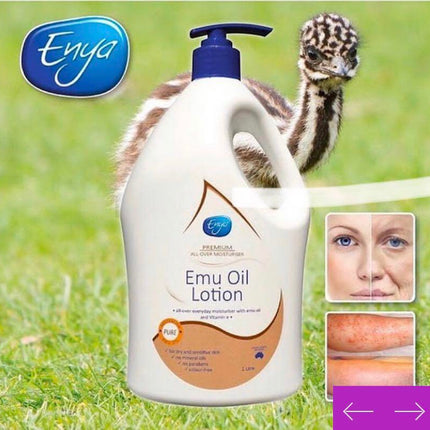超級保濕保濕乳液 1LENYA - 澳洲 Enya Emu Oil Cream 鴯鶓油潤膚乳液 1L