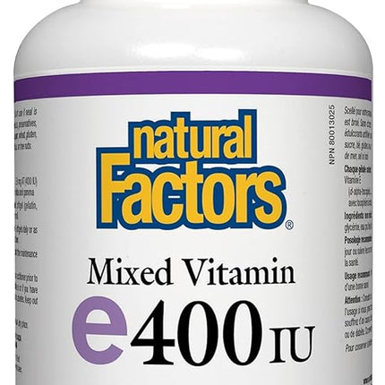 Natural Factors 混合維他命E 400IU 90粒