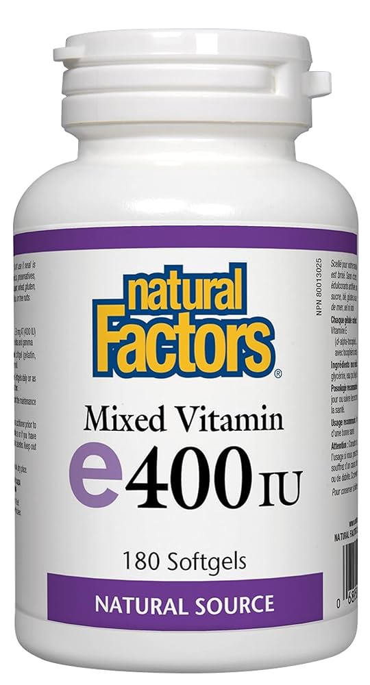 Natural Factors 混合維他命E 400IU 90粒