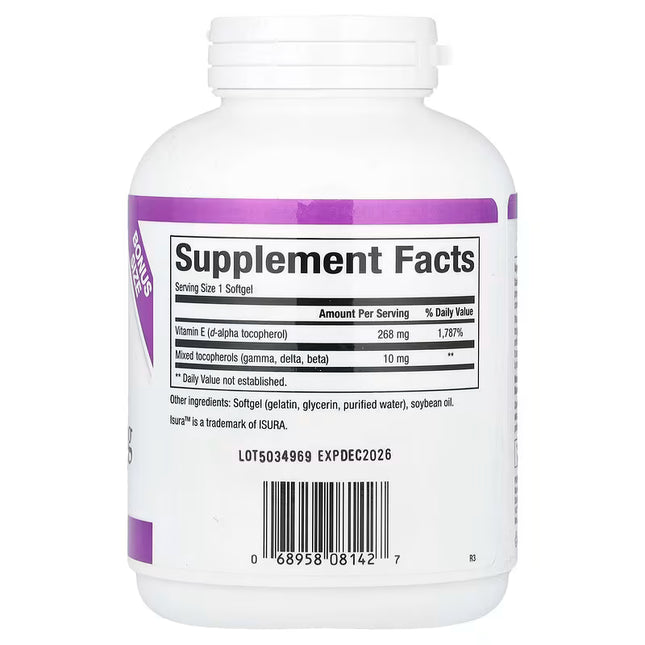 Natural Factors 混合維他命E 400IU 90粒