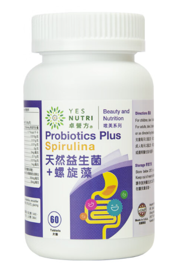 卓營方 - 天然益生菌+螺旋藻(60粒)