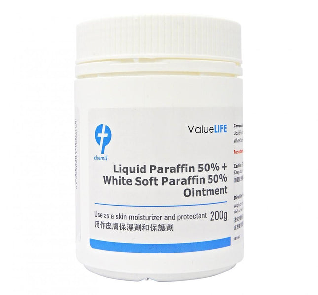 Chemill - Liquid Paraffin 50% + White Soft Paraffin 50% Ointment 200g