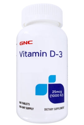 GNC - 維他命D-3 1000IU 180粒