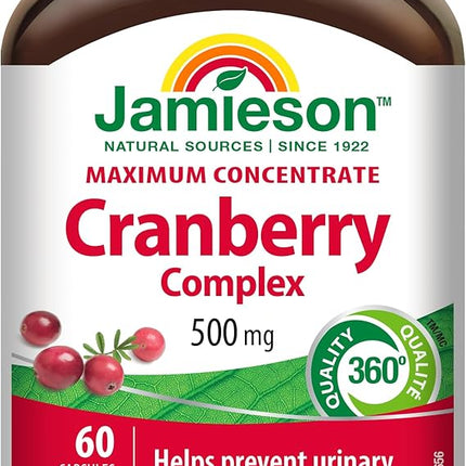Jamieson - 特強天然護道小紅莓 (500mg) 60粒