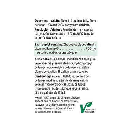 Jamieson - 天然維他命C (500mg) 120粒 (香港行貨)