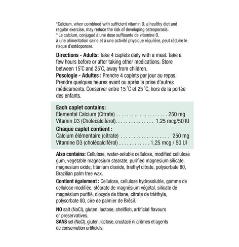 Jamieson - 健骨檸檬酸鈣加維他命D 120粒