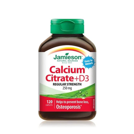 Jamieson - 健骨檸檬酸鈣加維他命D 120粒