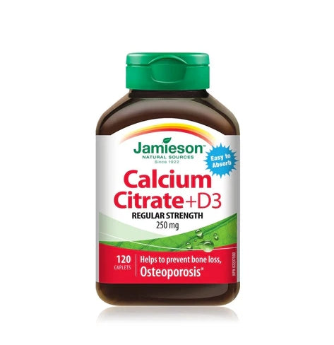 Jamieson - 健骨檸檬酸鈣加維他命D 120粒