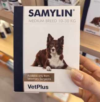 VetPlus Samylin 適肝能 肝臟補充藥丸 (中型犬10-30kg) 30粒