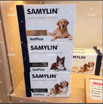 VetPlus Samylin 適肝能 肝臟補充藥丸 (中型犬10-30kg) 30粒